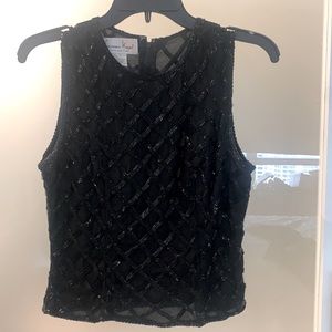 Silk Beaded embellishment top fully-lined hand made